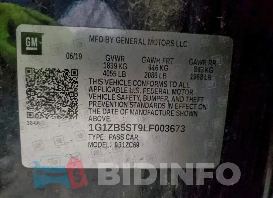 1G1ZB5ST9LF003673 Photo# 12