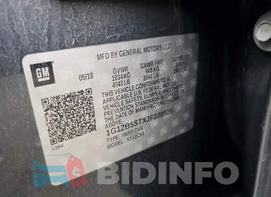 1G1ZB5STXJF228925 Photo# 12