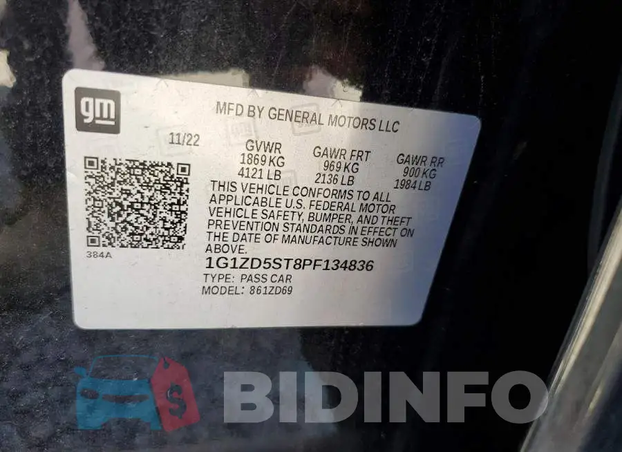 1G1ZD5ST8PF134836 Photo# 12