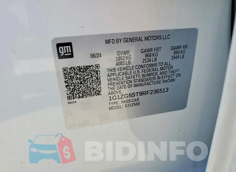 1G1ZG5ST9RF236513 Photo# 13