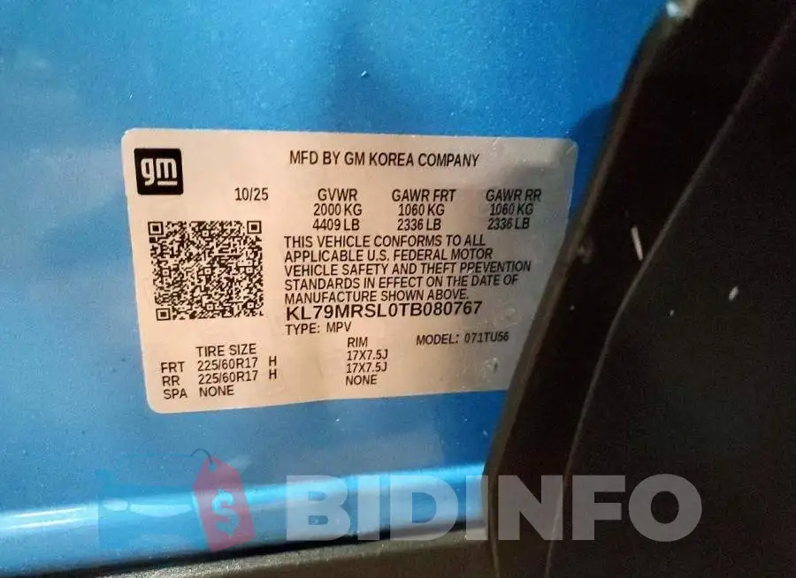 KL79MRSL0TB080767 Photo# 13