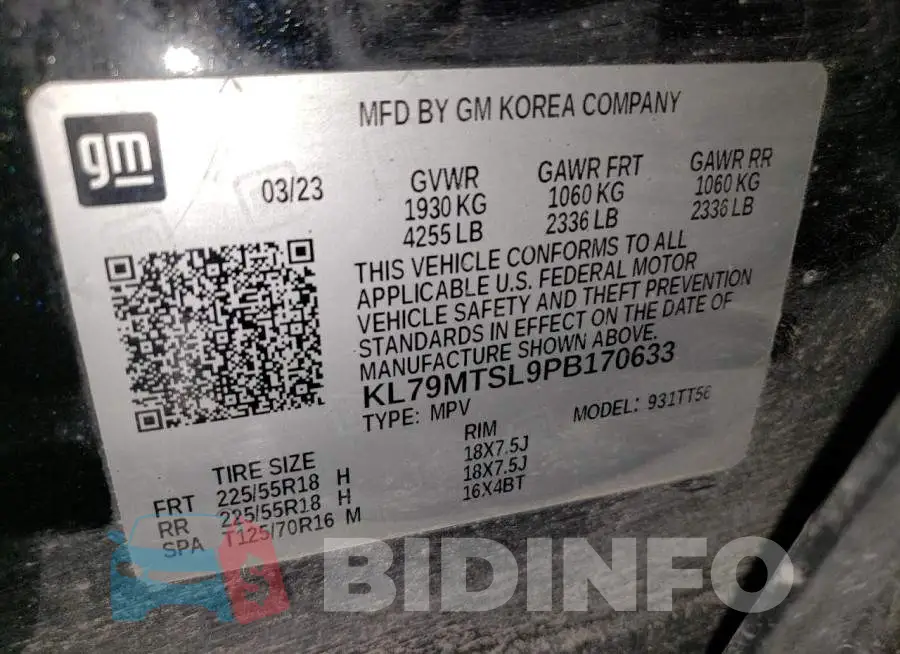 KL79MTSL9PB170633 Photo# 13