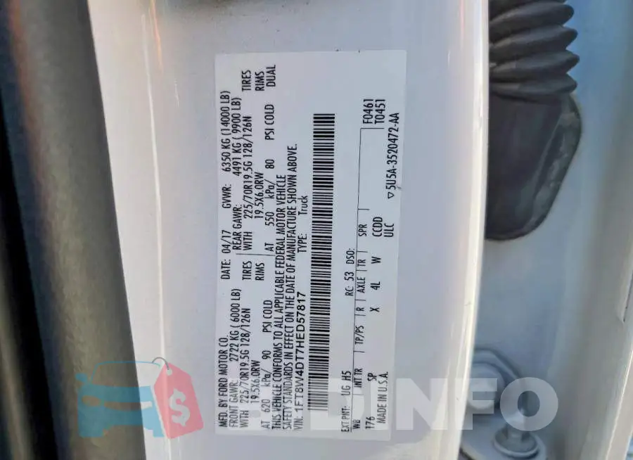 1FT8W4DT7HED57817 Photo# 12
