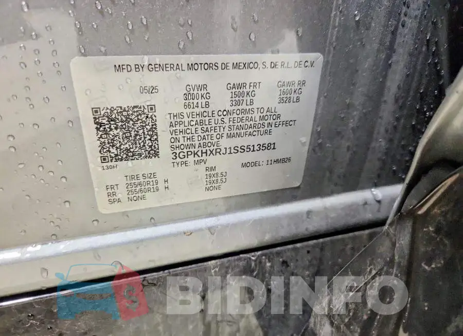 3GPKHXRJ1SS513581 Photo# 13