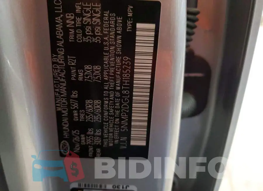 5NMP2DGL8TH185239 Photo# 13
