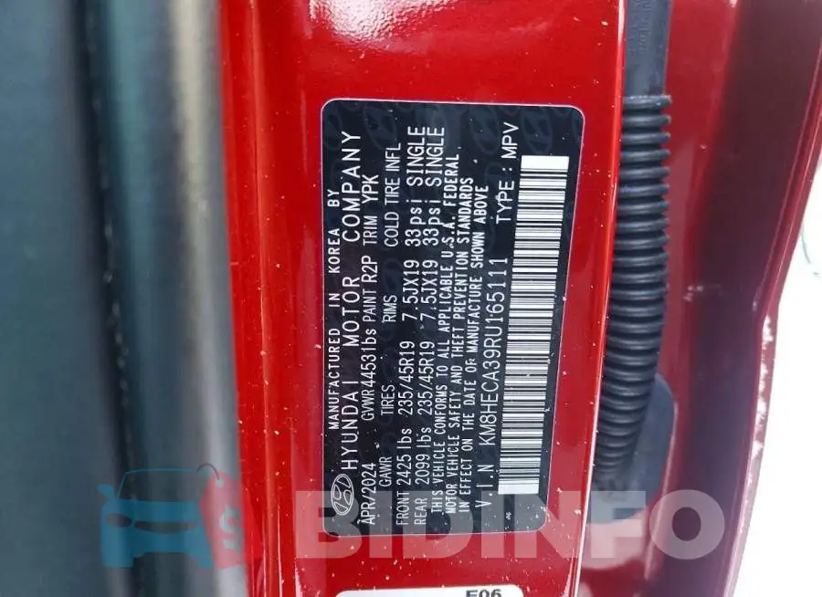 KM8HECA39RU165111 Photo# 12