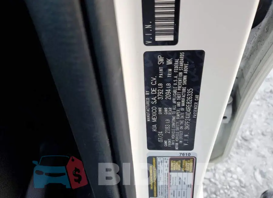 3KPF24AD4RE826335 Photo# 13