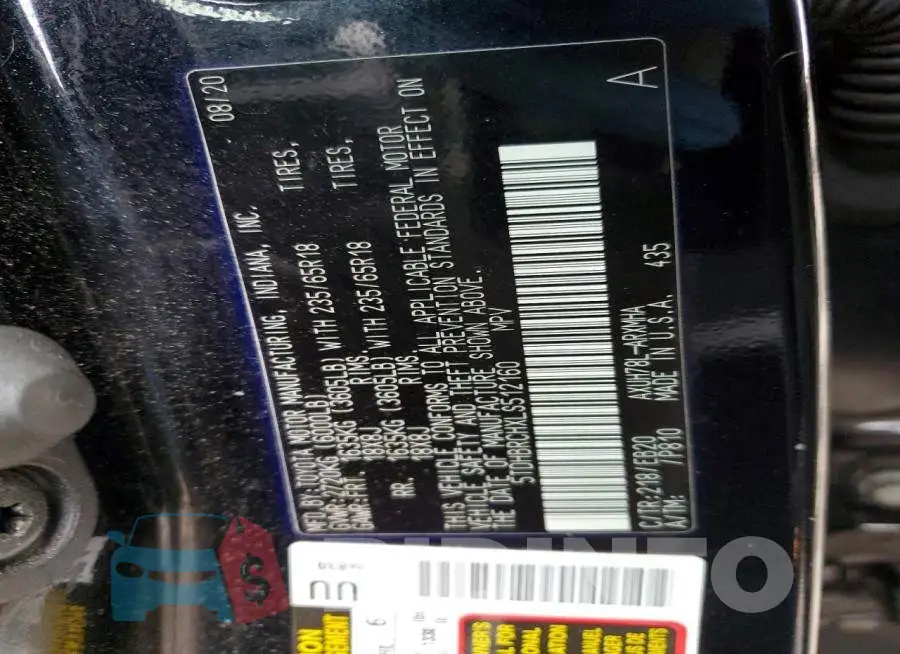 5TDHBRCHXLS512160 Photo# 13