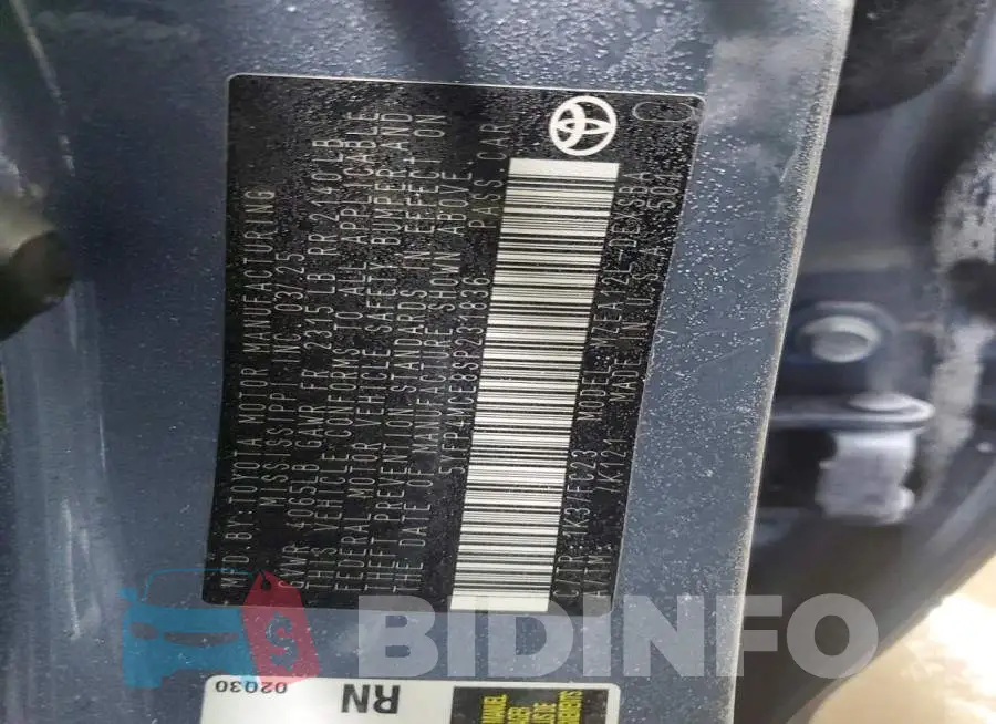 5YFP4MCE8SP231836 Photo# 12