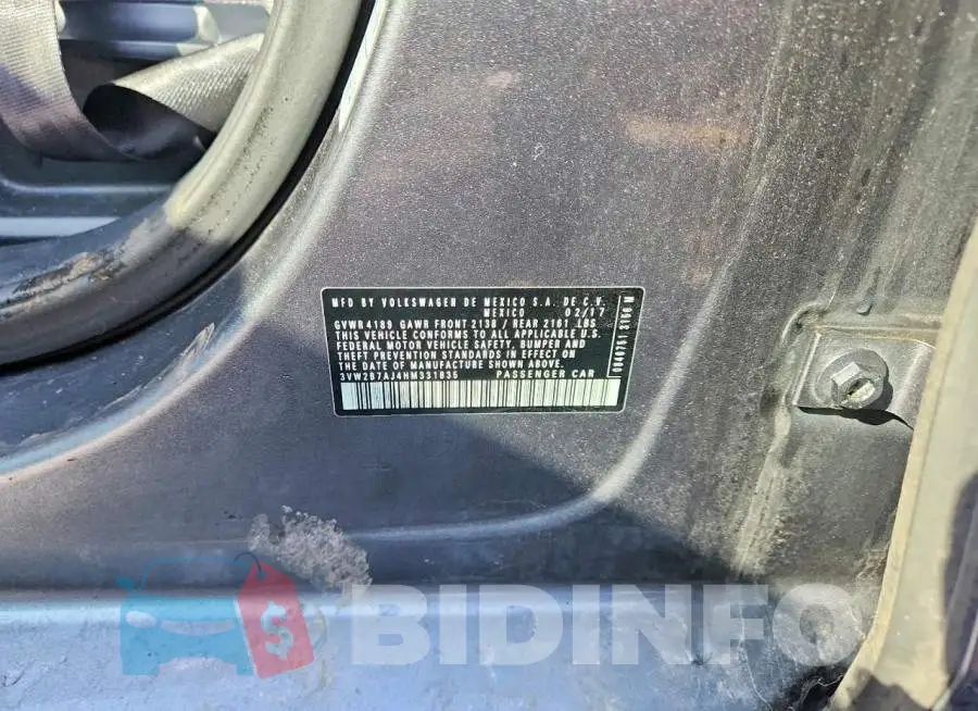 3VW2B7AJ4HM331835 Photo# 12