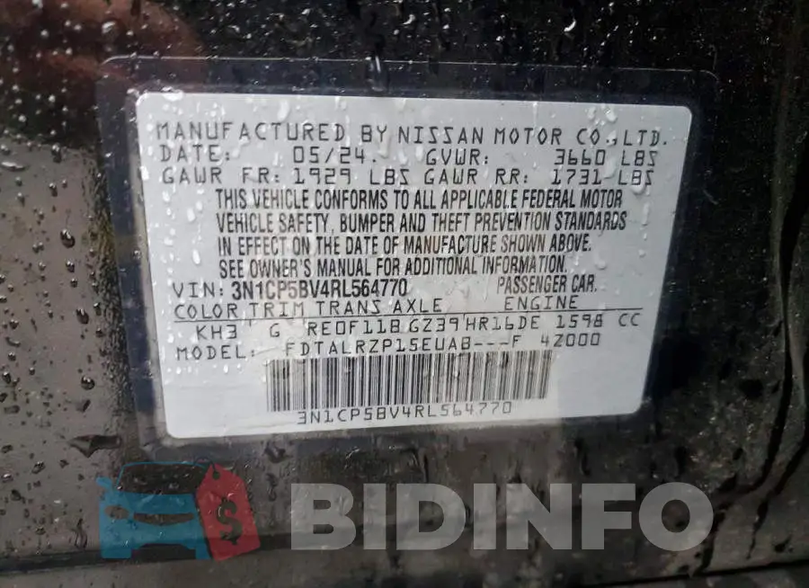 3N1CP5BV4RL564770 Photo# 14