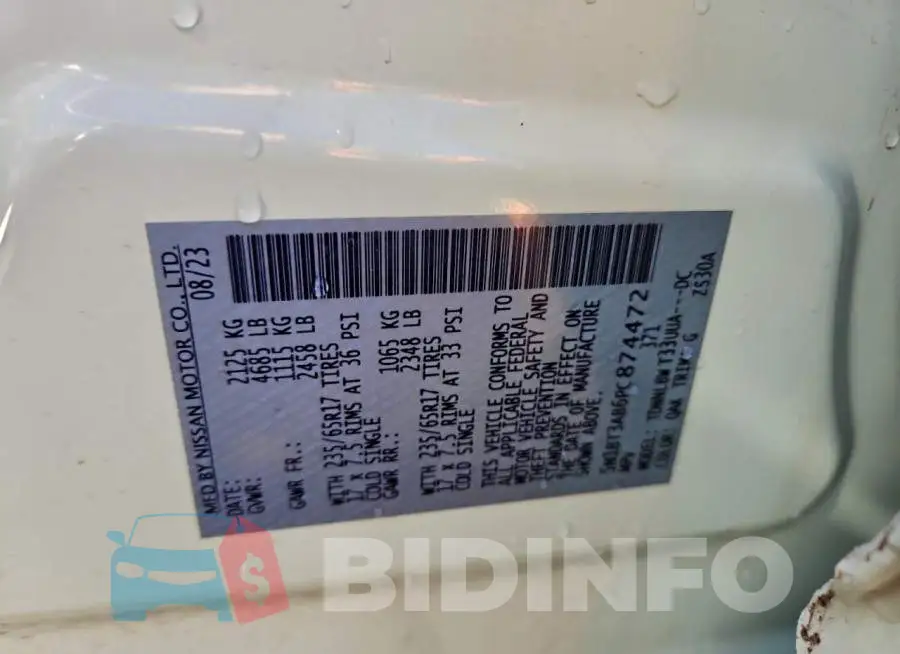 5N1BT3AB6PC874472 Photo# 12