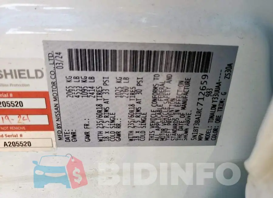 5N1BT3BA1RC712659 Photo# 13