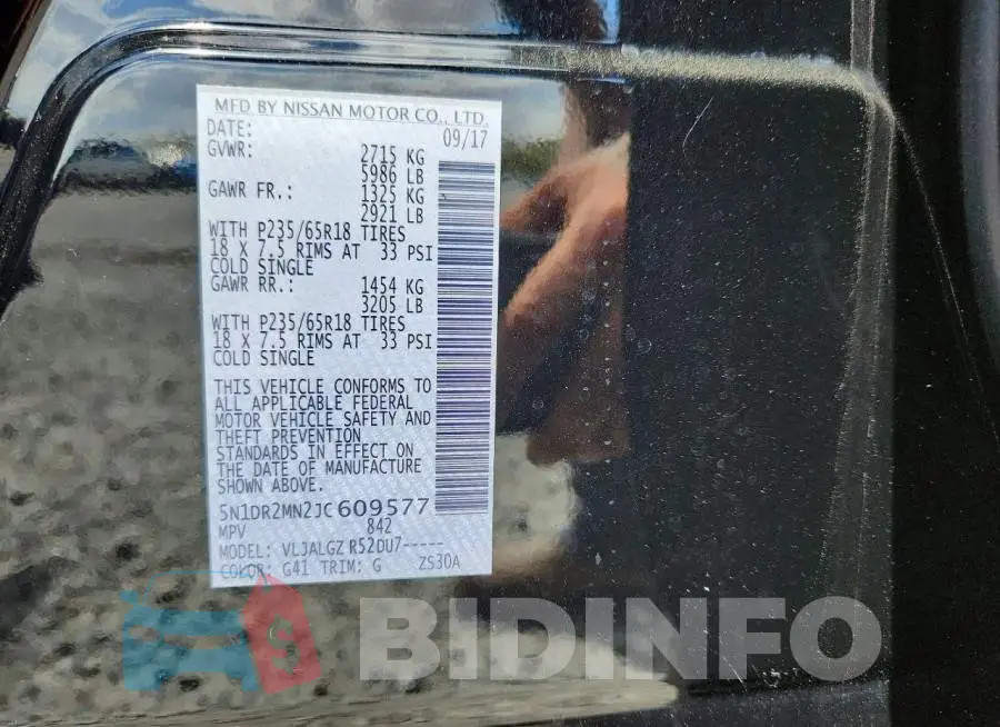 5N1DR2MN2JC609577 Photo# 13