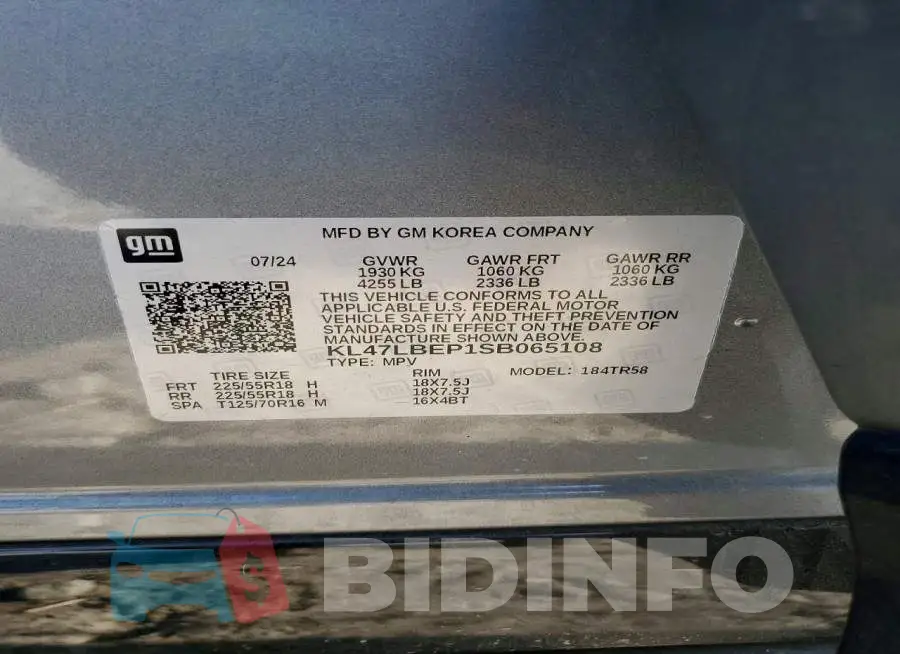 KL47LBEP1SB065108 Photo# 14