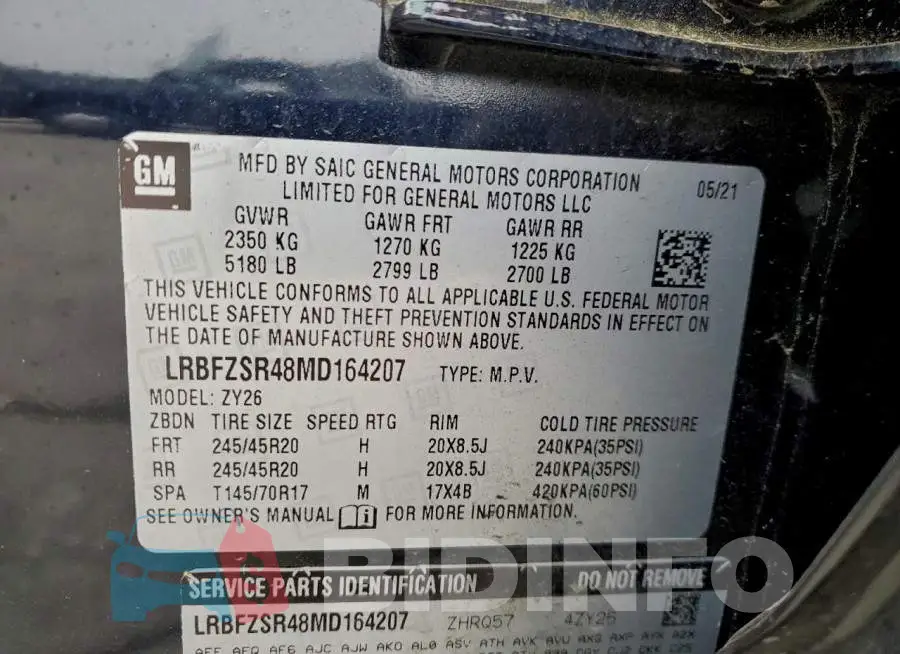 LRBFZSR48MD164207 Photo# 14