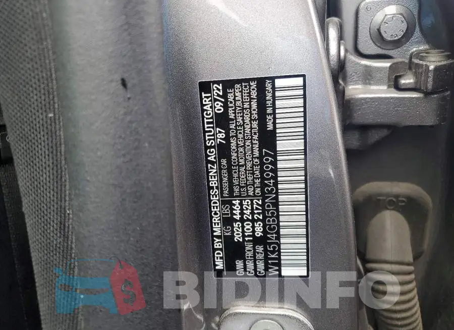 W1K5J4GB5PN349997 Photo# 13