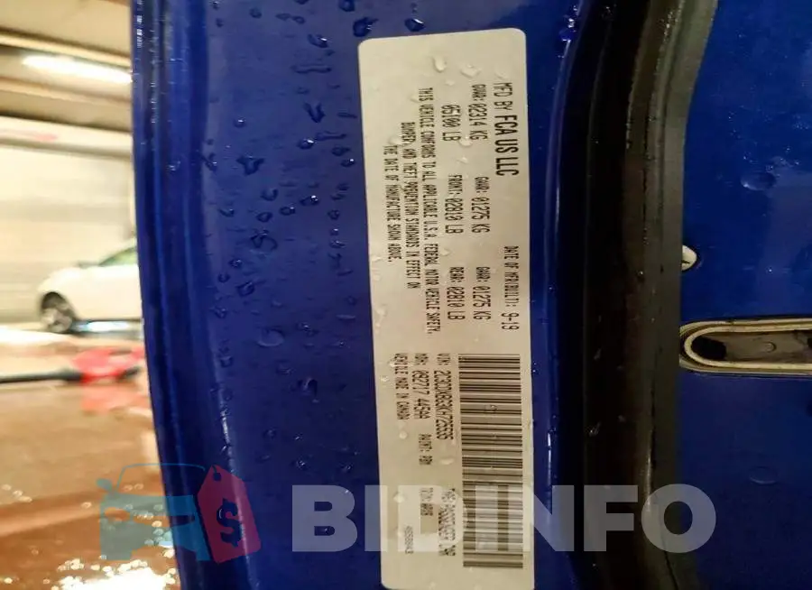 2C3CDXBG3KH725535 Photo# 12
