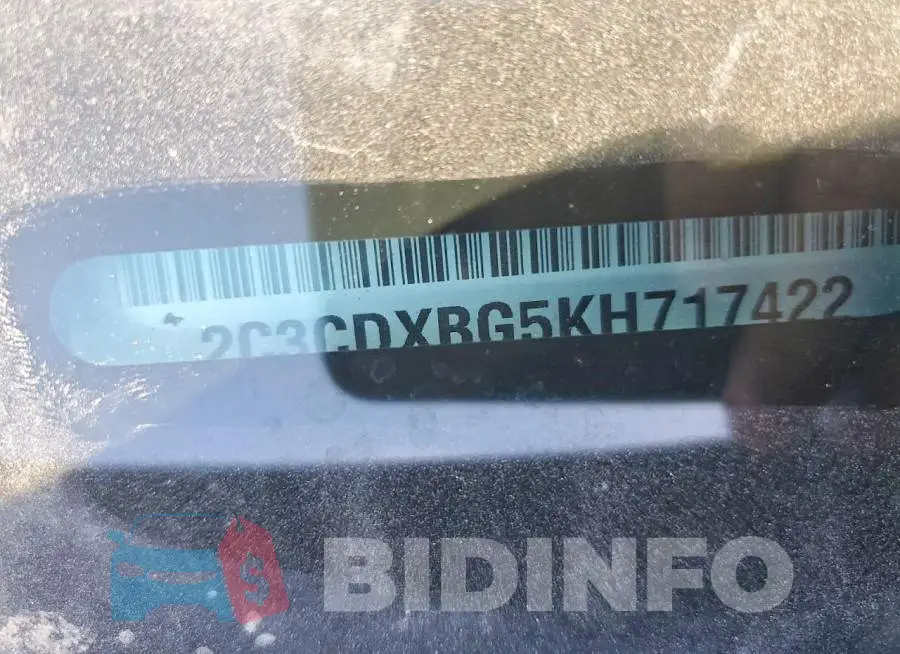 2C3CDXBG5KH717422 Photo# 12