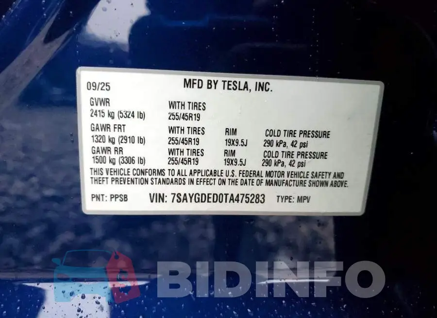 7SAYGDED0TA475283 Photo# 13