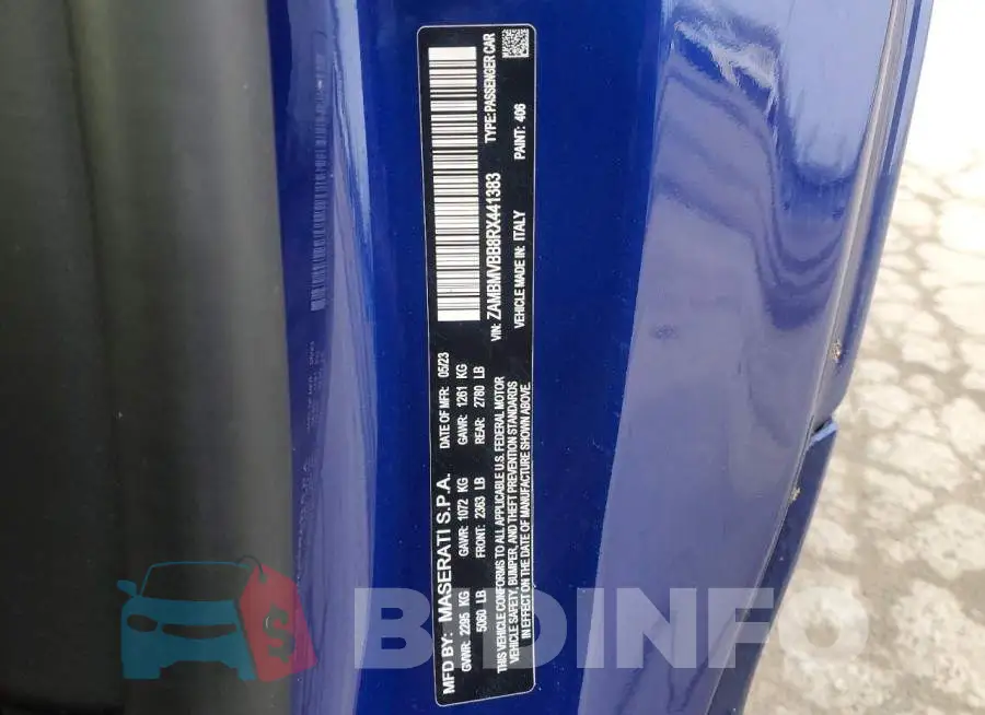 ZAMBMVBB8RX441383 Photo# 12