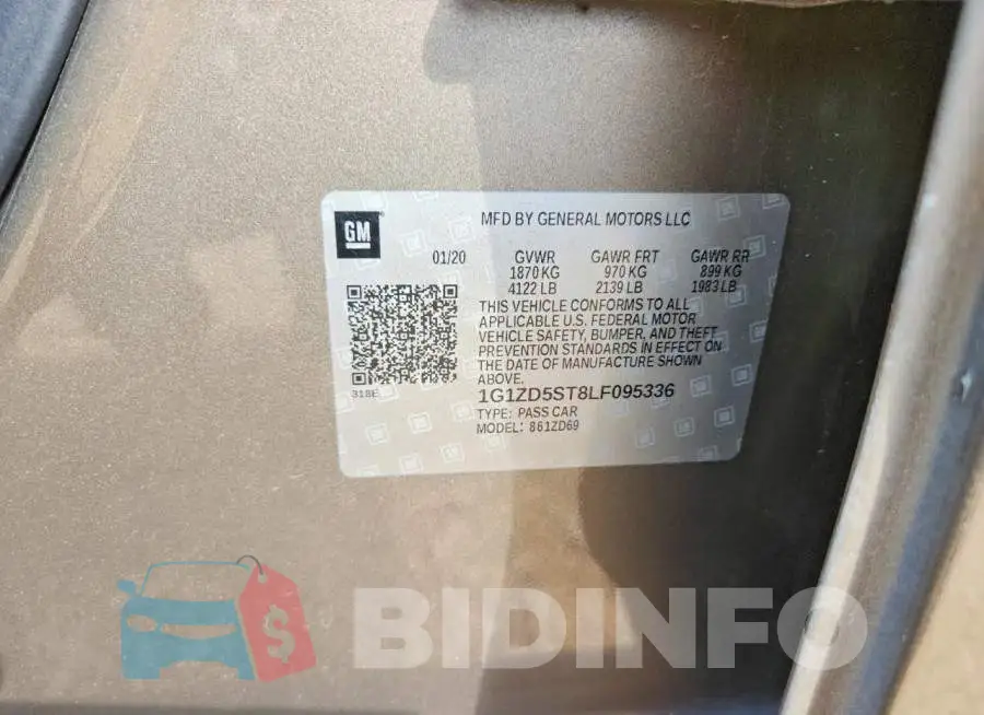 1G1ZD5ST8LF095336 Photo# 12