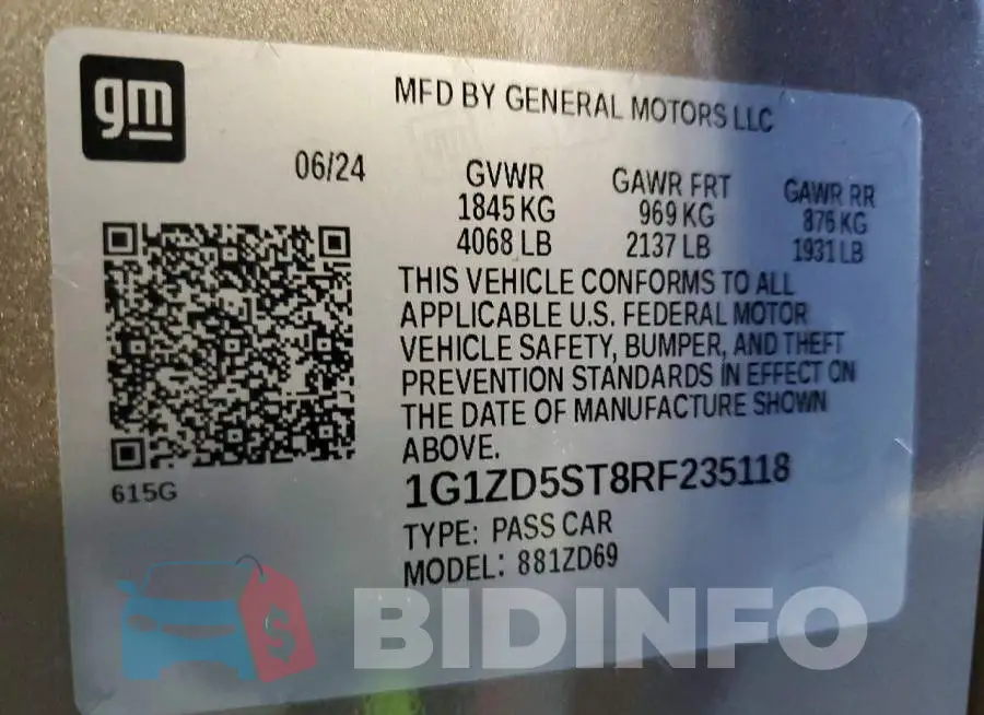1G1ZD5ST8RF235118 Photo# 12