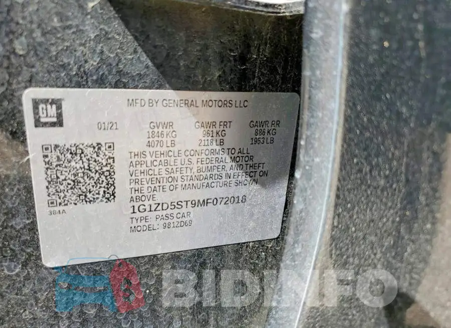 1G1ZD5ST9MF072018 Photo# 12