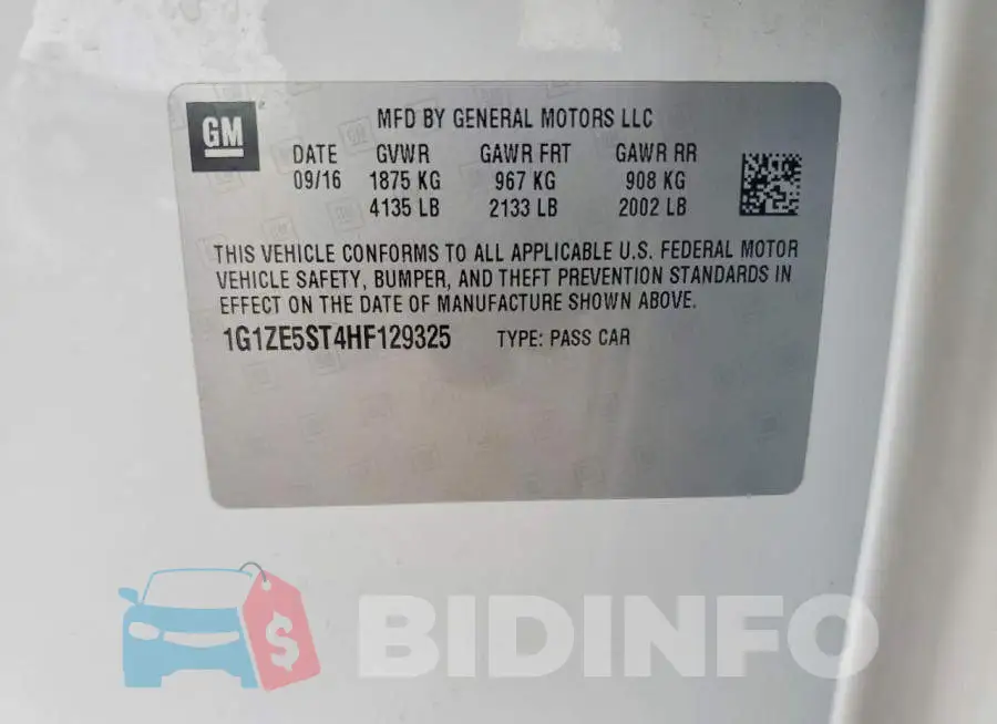 1G1ZE5ST4HF129325 Photo# 12
