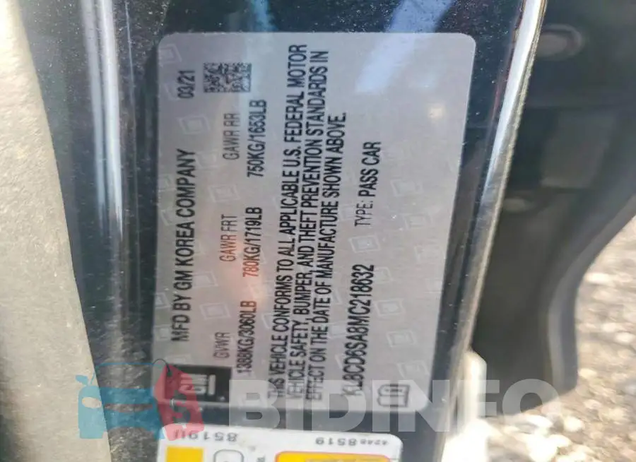 KL8CD6SA8MC218632 Photo# 12
