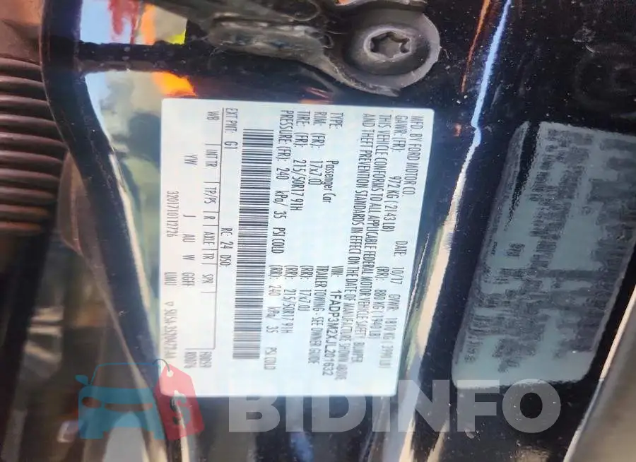 1FADP3M2XJL201632 Photo# 12