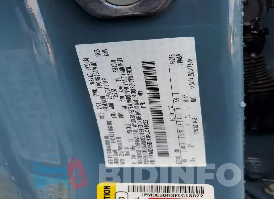 1FMDE5BH3PLC18022 Photo# 12