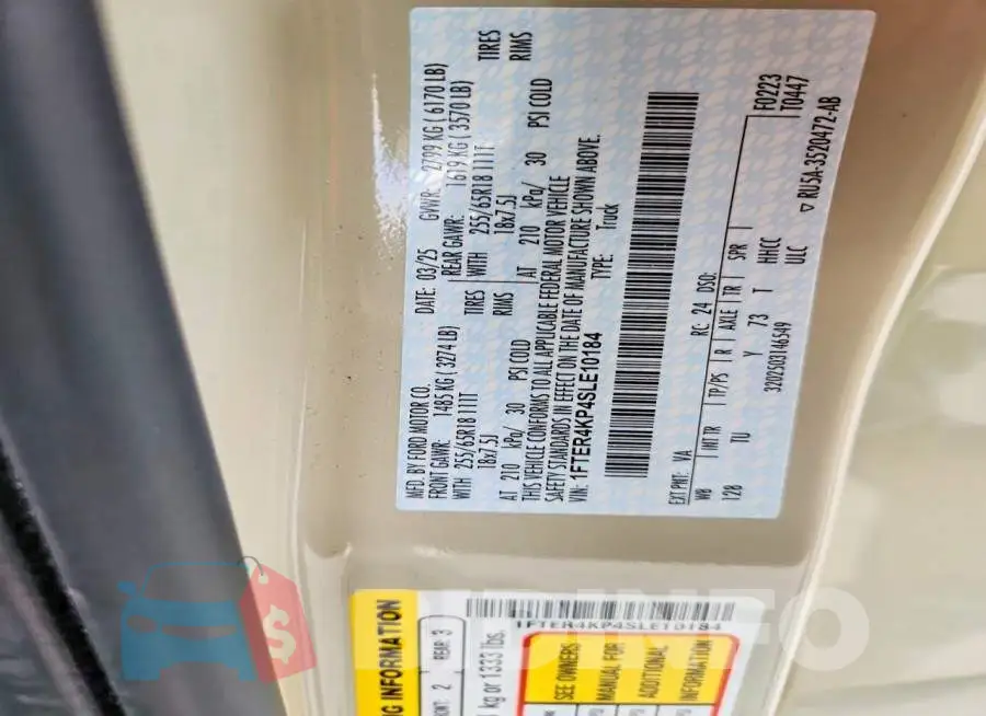 1FTER4KP4SLE10184 Photo# 12
