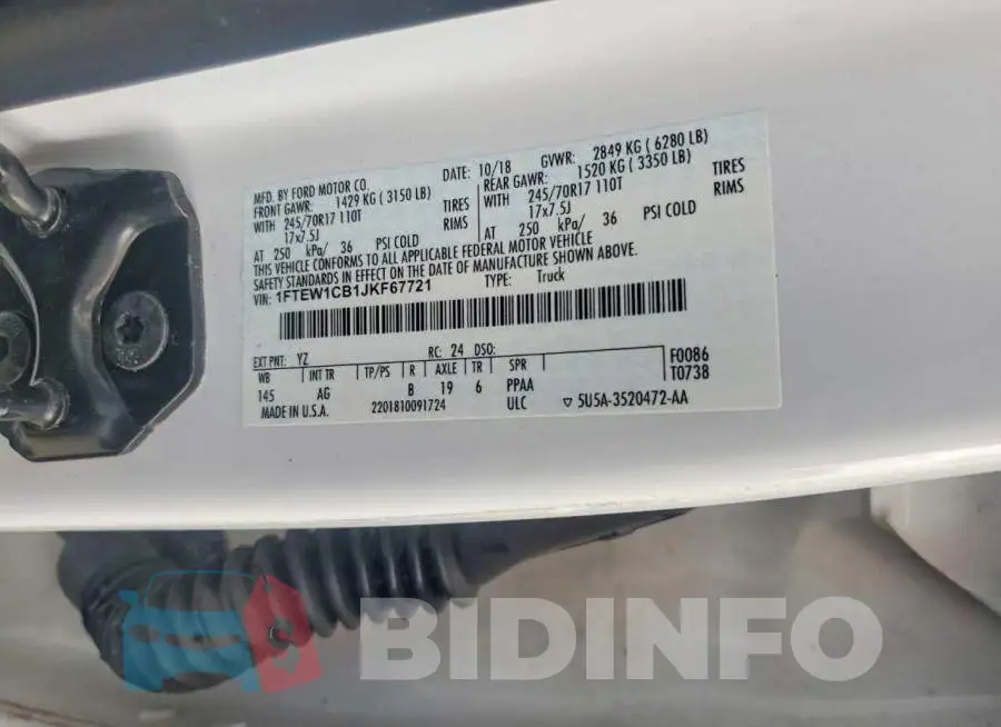 1FTEW1CB1JKF67721 Photo# 12