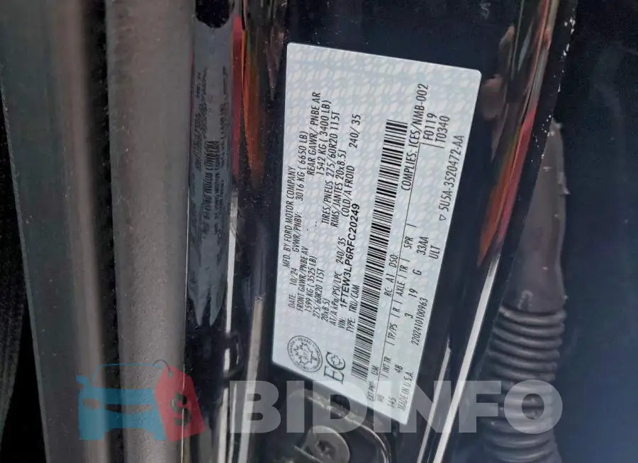 1FTEW3LP6RFC20249 Photo# 12