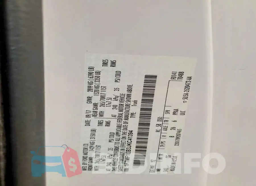 1FTMF1EB3JKC41394 Photo# 12