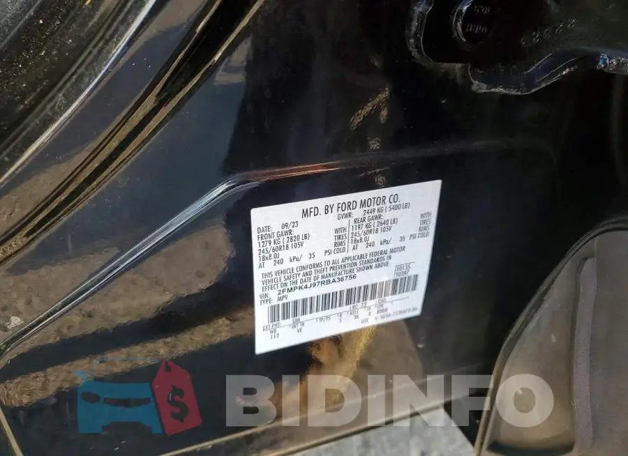 2FMPK4J97RBA36756 Photo# 12