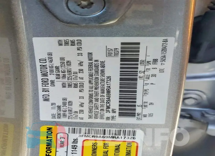3FMCR9A69MRA17326 Photo# 13