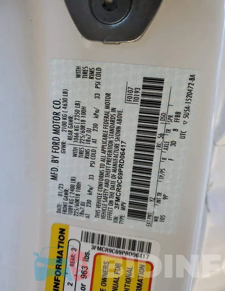 3FMCR9C69PRD06417 Photo# 13