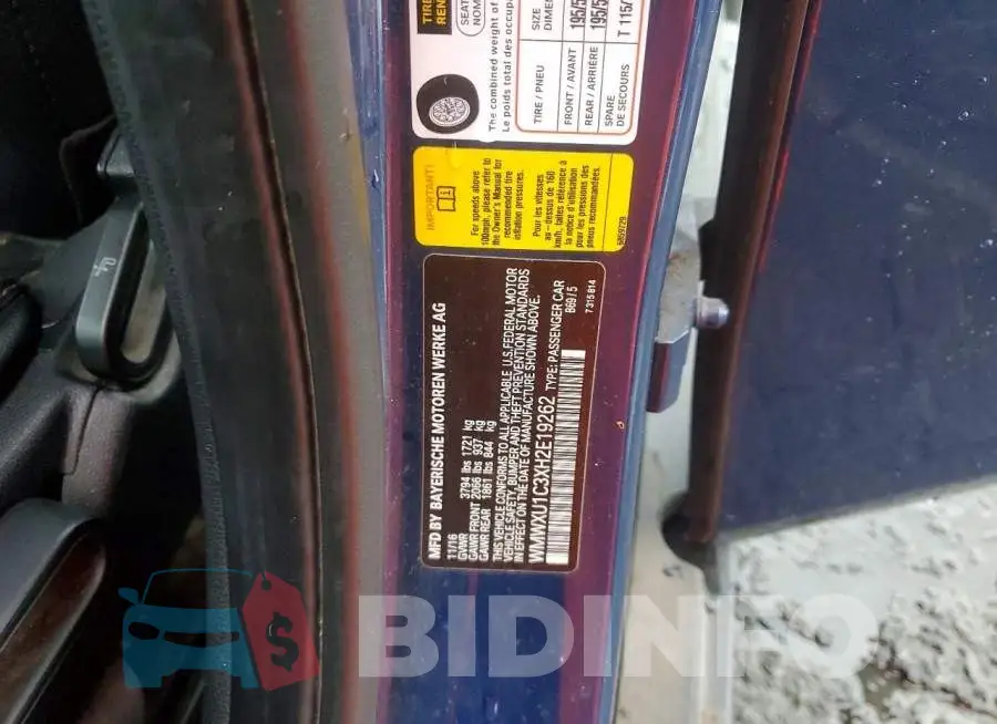 WMWXU1C3XH2E19262 Photo# 12