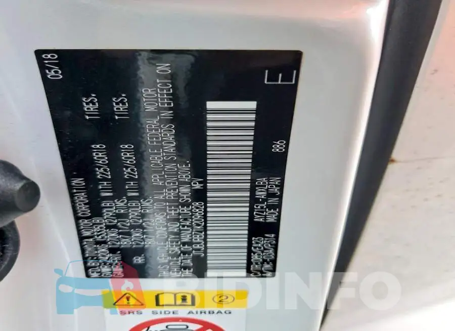 JTJBJRBZ1K2096828 Photo# 13