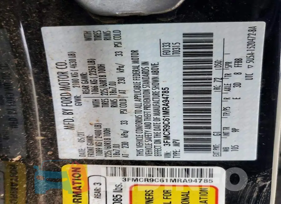 3FMCR9C61MRA94785 Photo# 14