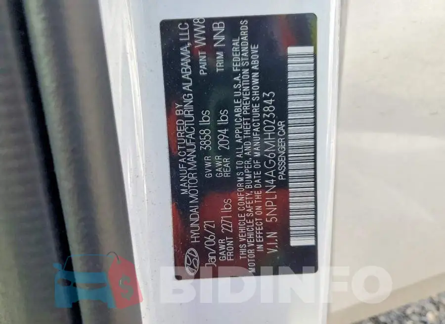 5NPLN4AG6MH023843 Photo# 12