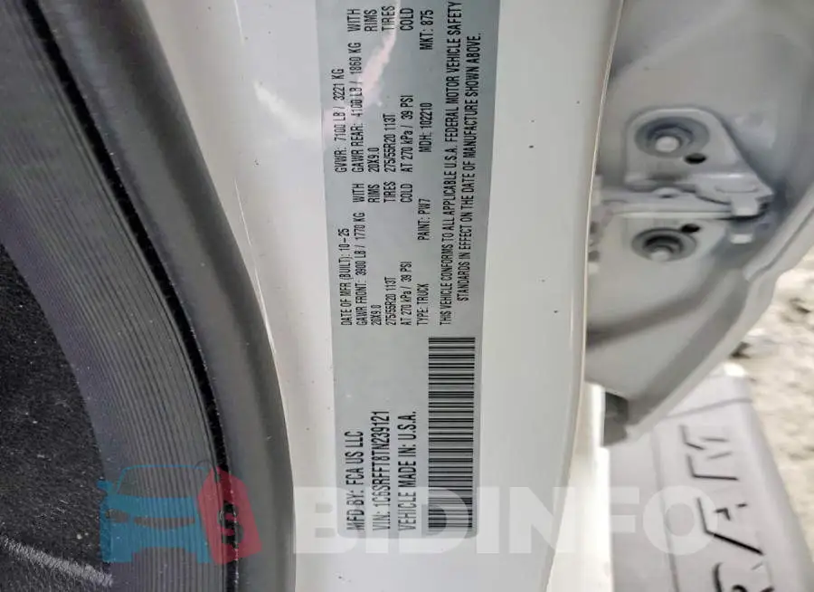 1C6SRFFT8TN239121 Photo# 12