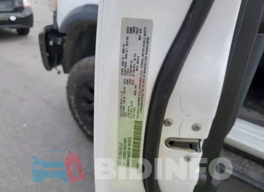 3C6TR5CJ1RG319461 Photo# 14