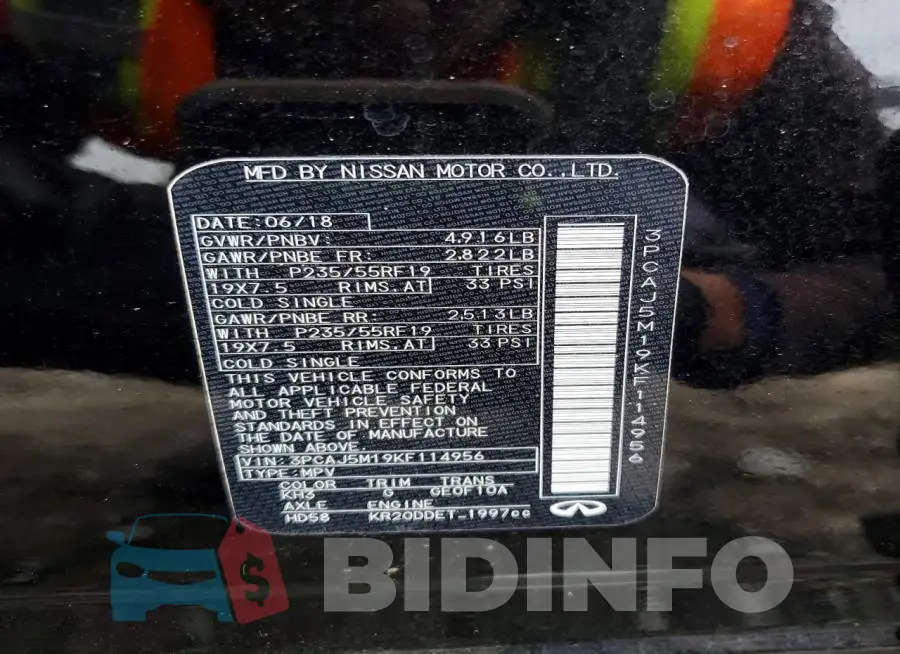 3PCAJ5M19KF114956 Photo# 14