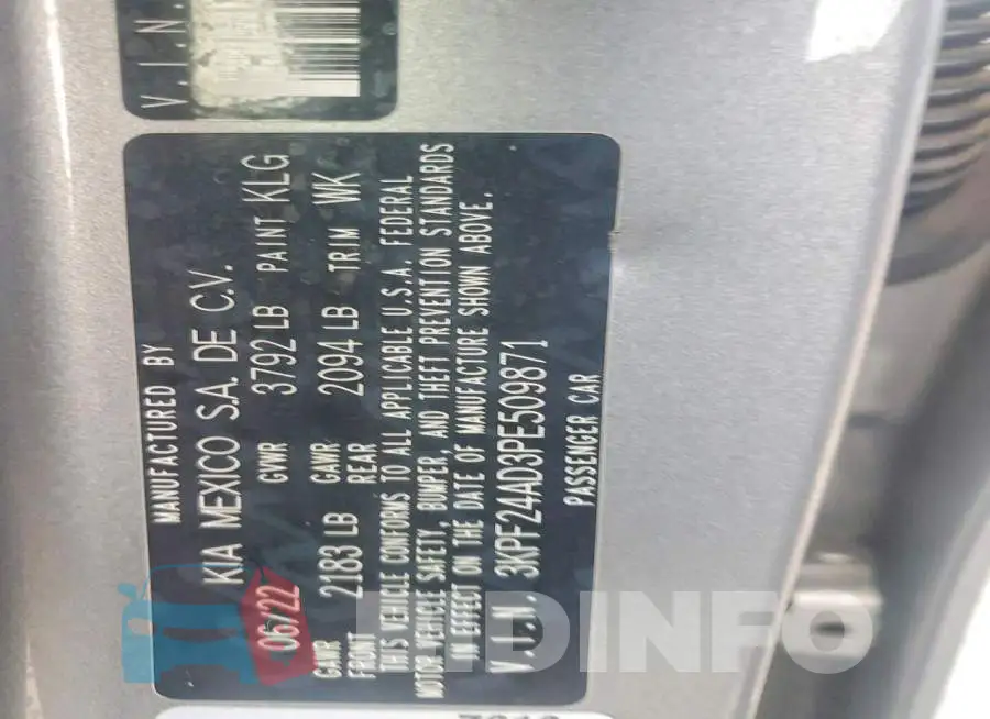 3KPF24AD3PE509871 Photo# 13