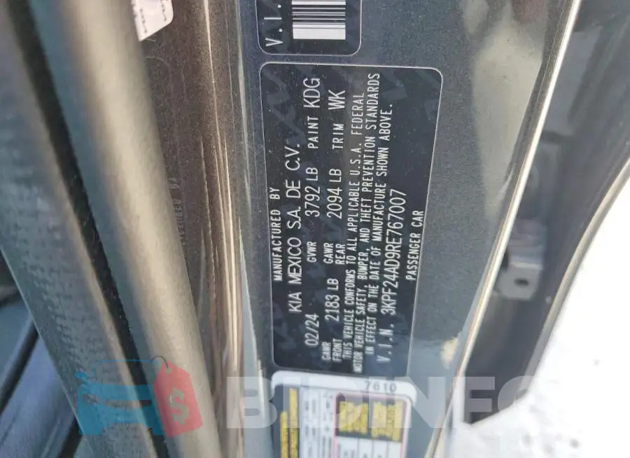 3KPF24AD9RE767007 Photo# 12