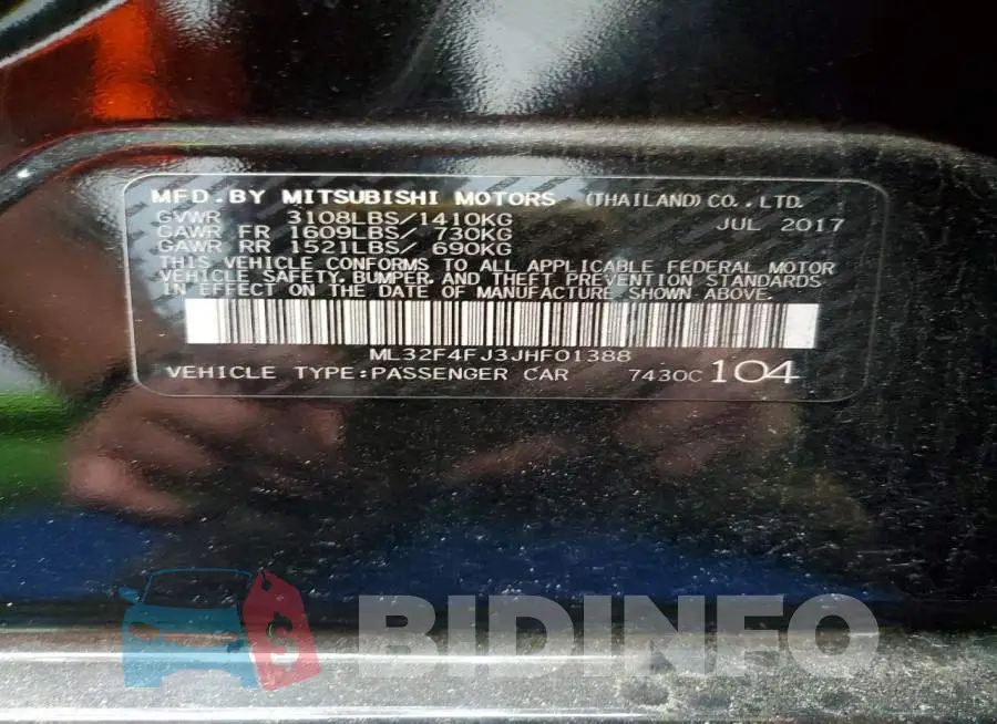 ML32F4FJ3JHF01388 Photo# 12
