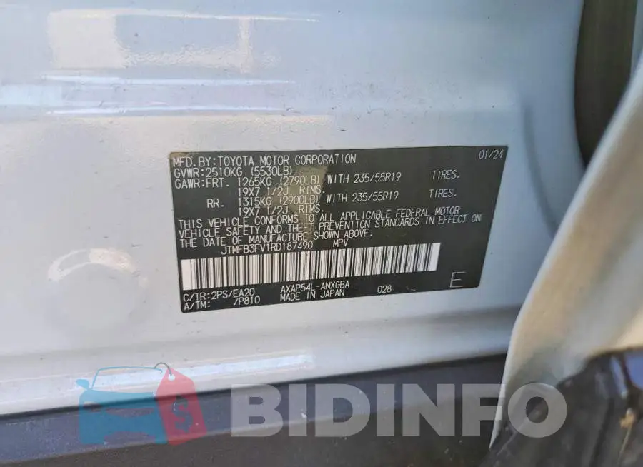 JTMFB3FV1RD187490 Photo# 12